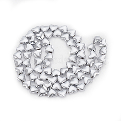 Гальванизировать немагнитных синтетический гематит бисер пряди X-G-T061-101J