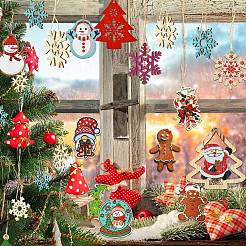 Рождественские тематические подвесные украшения&nbsp;DIY-YW0010-68