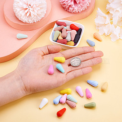 42шт 21 цвета силиконовые фокусные бусины&nbsp;SIL-TA0001-08