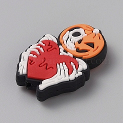 PVC-Kunststoffperlen mit Halloween-Motiven&nbsp;SIL-SZC0005-12C