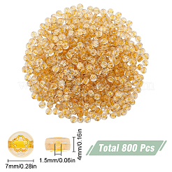 800 шт. Прозрачные акриловые бусины&nbsp;TACR-SC0001-40