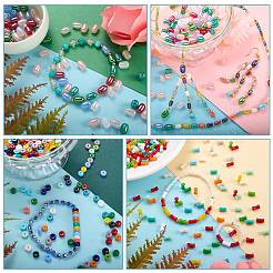 45 g de perles de verre de couleurs opaques&nbsp;SEED-SZ0001-032