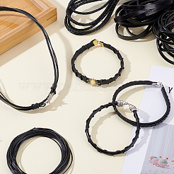 4 стиль плетеный шнур из коровьей кожи&nbsp;WL-PH0024-26B