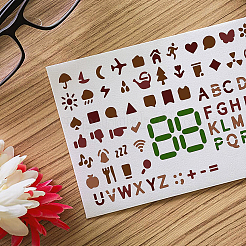 4шт 4 трафарета для резки нержавеющей стали DIY-BC0003-51