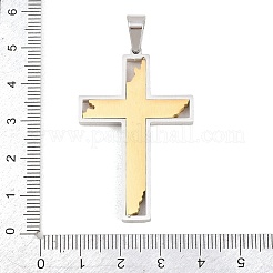Pendentifs en strass en acier inoxydable 304&nbsp;STAS-B137-06GP