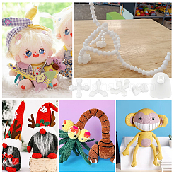 52шт 5 стиля пластиковых кукольных суставов KY-OC0001-37