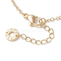 Браслеты из латунных бусин кубического циркония&nbsp;BJEW-JB13050