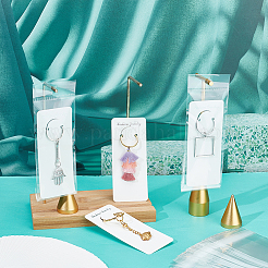 100 шт. картонные карточки для демонстрации ювелирных изделий на брелоке&nbsp;CDIS-PH0001-59A