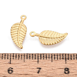 Подвески-листочки из нержавеющей стали 304&nbsp;STAS-T072-46G