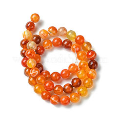 Натуральные полосатые агатовые / полосатые агатовые бусинки&nbsp;G-I254-03B-02