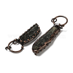 Большие подвески с натуральным зеленым турмалином&nbsp;G-G019-05R-01