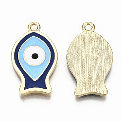 Подвески из эмали и сплава&nbsp;PALLOY-T075-34-NR