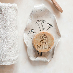 Прозрачные акриловые штампы для мыла с большими ручками DIY-WH0445-016