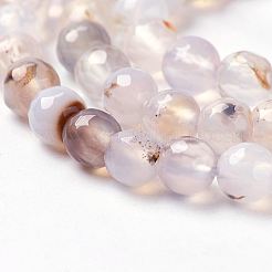 Природный агат бисер нитей G-P278-03-6mm