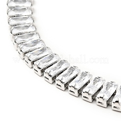 Теннисное ожерелье из прозрачного кубического циркония NJEW-E038-02P