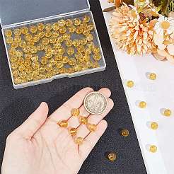 2 нити синтетических бусин цитрина нити G-GO0001-26B