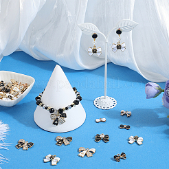 48шт 8 стиля подвески из сплава с эмалью&nbsp;ENAM-SC0005-67