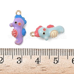 Подвески из эмали и сплава&nbsp;ENAM-F156-06G-03