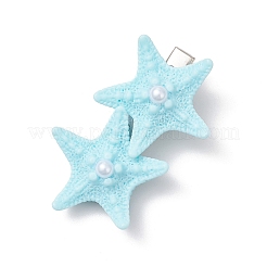 2 шт. заколки для волос из смоляной железной кожи аллигатора для женщин и девочек PHAR-JH00139