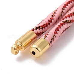 Bracelets argentés en corde de nylon&nbsp;MAK-C003-03G-02