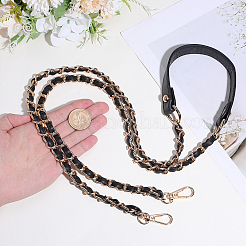 1 chaîne de sac à main en alliage et cuir PU&nbsp;DIY-BM0002-88