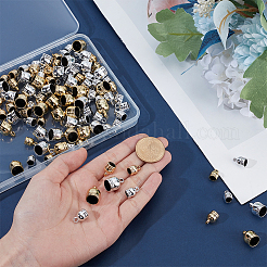 180 шт. 6 стиля наконечников шнура из АБС-пластика с УФ-покрытием&nbsp;CCB-PH0001-32