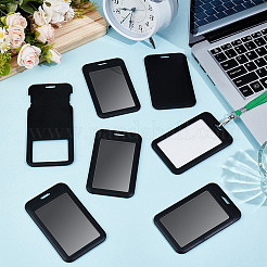 60 шт. пластиковый держатель удостоверения личности&nbsp;DIY-WA0001-07