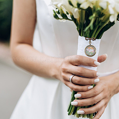 2шт. брошь-бантик из латуни JEWB-FH00026