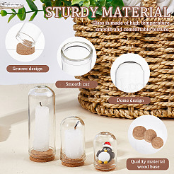 Стеклянный купол&nbsp;AJEW-CP0005-61