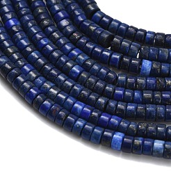 Нитки бусины из натурального ляписа-лазури G-Z110-A16-2x4mm