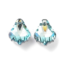 AB цвет гальваническим Гальваническим стеклянные подвески X-EGLA-O003-06C-06