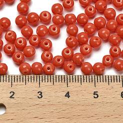 Непрозрачные цветные стеклянные бусины SEED-C001-02B-12