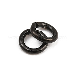 304ステンレススチールオープン丸カン  イオンプレーティング（ip）  ブラック  3.5x0.7mm  内径：2.3mm  21ゲージ&nbsp;SA-CBAF81C-01C-EB