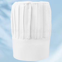 Шляпа повара из поликоттона AJEW-WH20018-78A