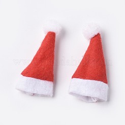 Weihnachtsmützendekoration aus Vliesstoffen&nbsp;AJEW-WH0104-09