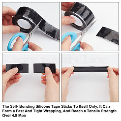 2 рулон силиконовой клейкой ленты AJEW-GF0005-86