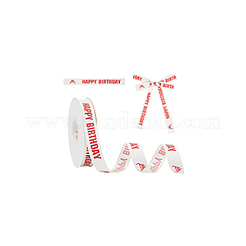 Лента из полиэстера с принтом на тему дня рождения OCOR-WH0058-91C