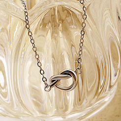 Colliers pendentifs en acier inoxydable 304 anti-ternissement pour femmes&nbsp;KJ2332-2