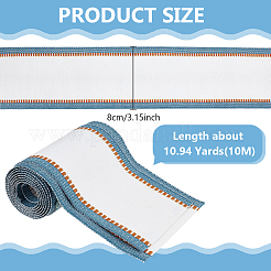 10м полиэстеровая шторная лента для крючка&nbsp;DIY-BC0013-42