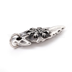 Подвески из нержавеющей стали 304 в тибетском стиле STAS-P305-60AS