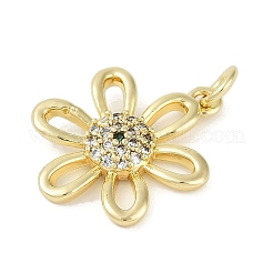 Стойки обшивки латунь микро проложить Циркон подвеску&nbsp;KK-H509-22G-02