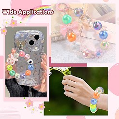 Двухцветное покрытие акриловые бусины&nbsp;MACR-CJC0004-26