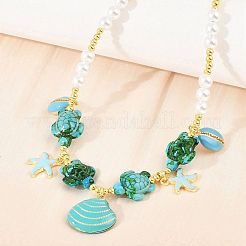 Pendentif en forme de coquillage&nbsp;KK-CBA4547-04B-G
