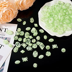 100 г прозрачных акриловых бусин&nbsp;OACR-TA0003-22D