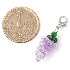 Украшение подвески из виноградного стекла&nbsp;HJEW-JM02594