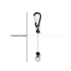 5шт 5 цвета алюминиевые карабины для скалолазания AJEW-YW0001-21