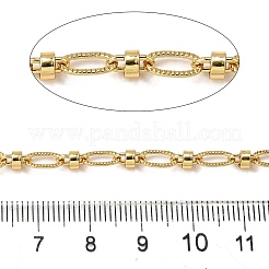 Латунные текстурированные овальные звенья цепи CHC-C014-20G