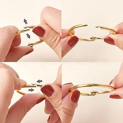 Железные вкладыши для наклеивания листового стекла навесные кольца IFIN-PH0023-03