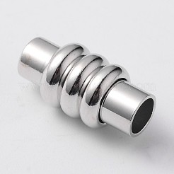 Колоночные латунные магнитные застежки с клеевыми концами&nbsp;KK-F358-03-A-NR