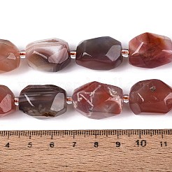 Natürliche rote Botswana Achat Perlenstränge&nbsp;G-N362-07A-06